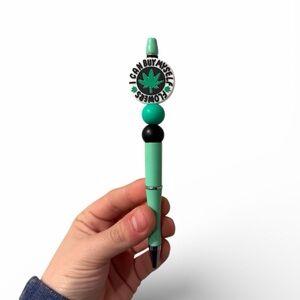 I Can Buy Myself Flowers Custom Beaded Pen - Comes With An Extra Pen Refill